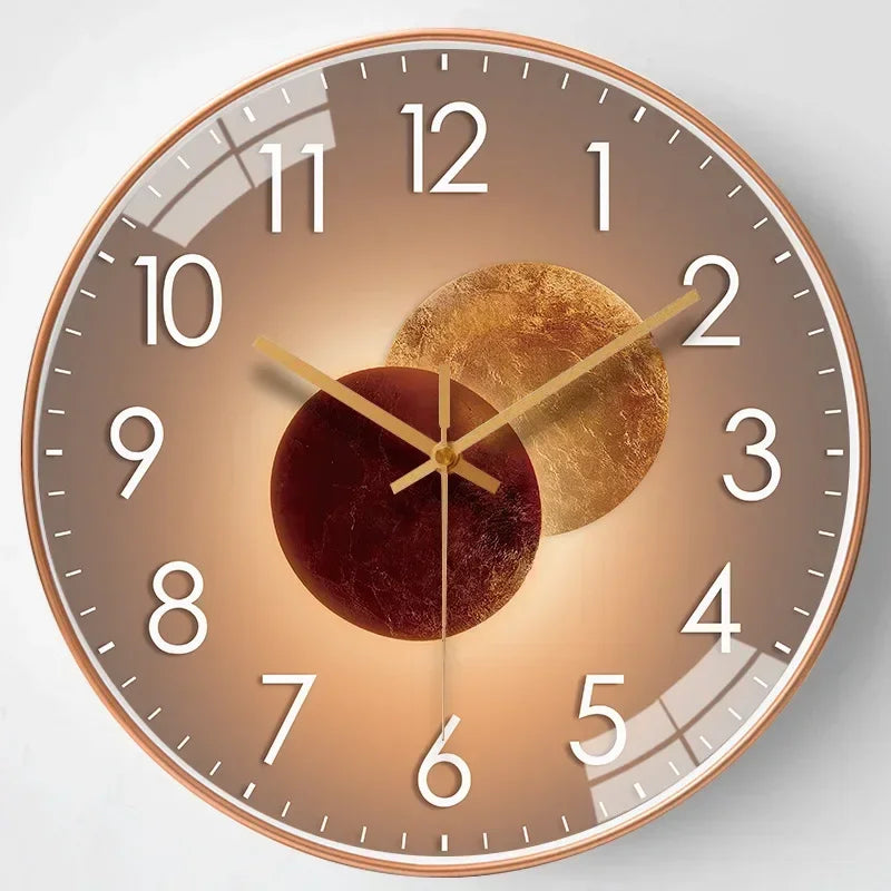 Silent Wall Clock | Elegant, Non-Ticking Timepiece for Bedroom & Office