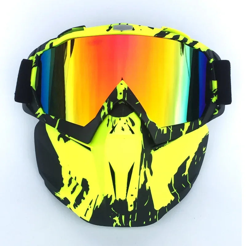 Snow Ninja Mask with UV Goggles for Winter Sports