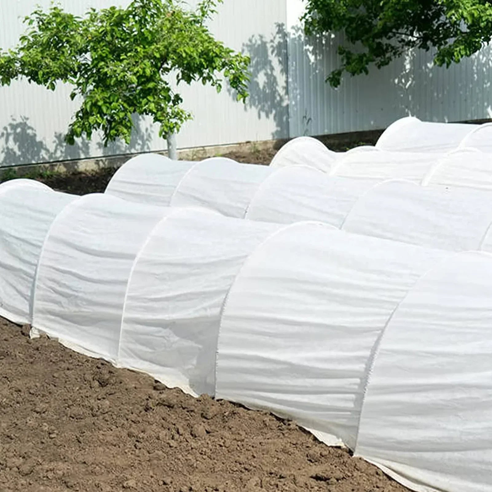 DIY Fiberglass Garden Arch Tunnel Set for Raised Beds and Cold Frames