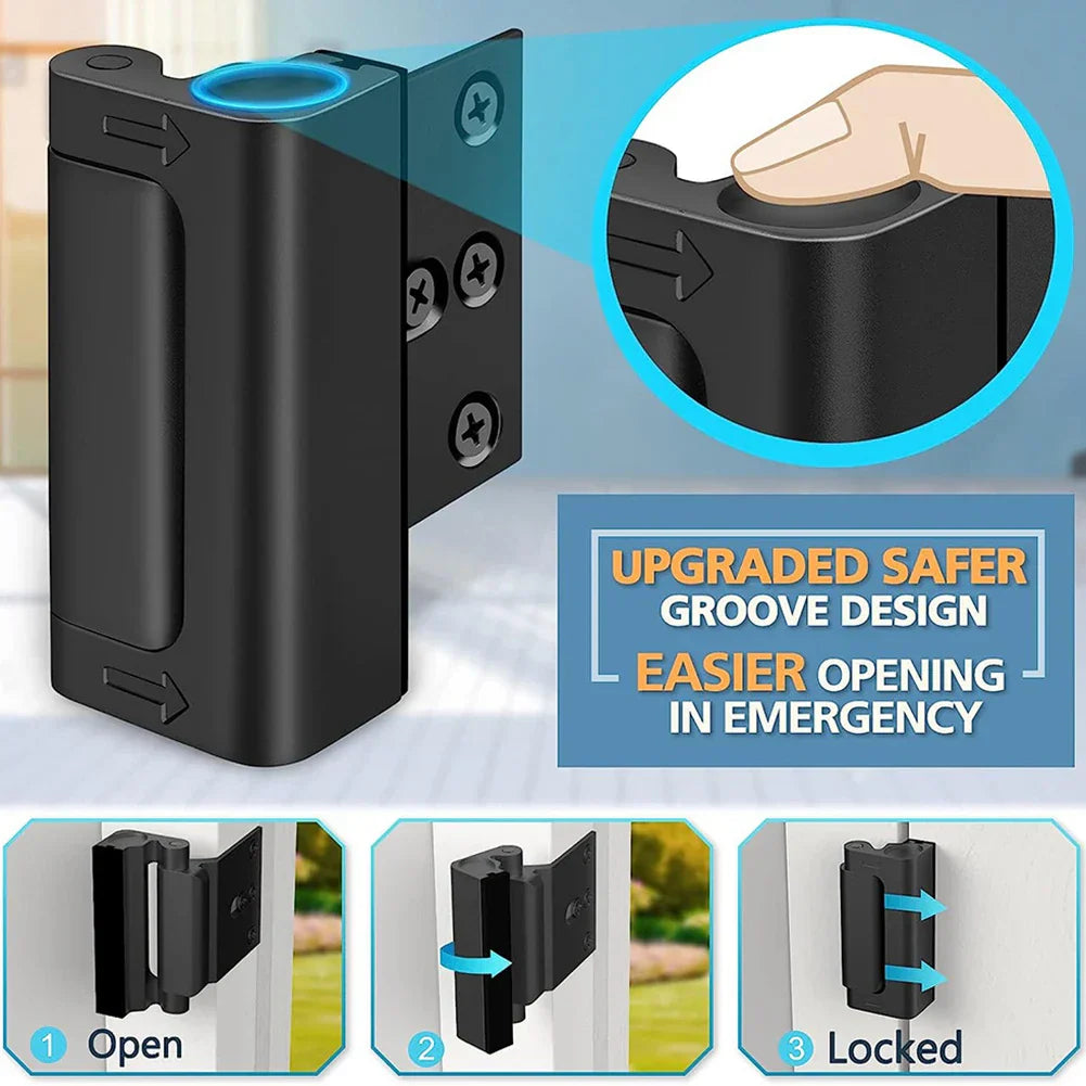 Childproof Anti-Theft Door Security Latch