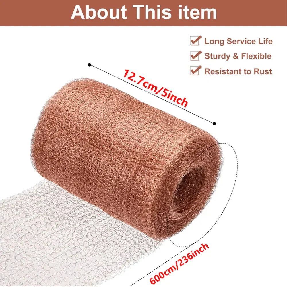 Copper Snail Barrier Mesh Tape | Snail Protection for Gardens & Beds | Weatherproof