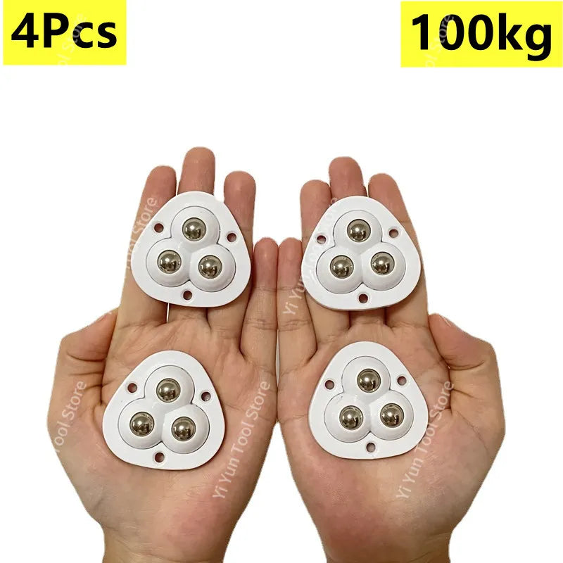 Self-Stick 360° Rotating Furniture Mover Wheels
