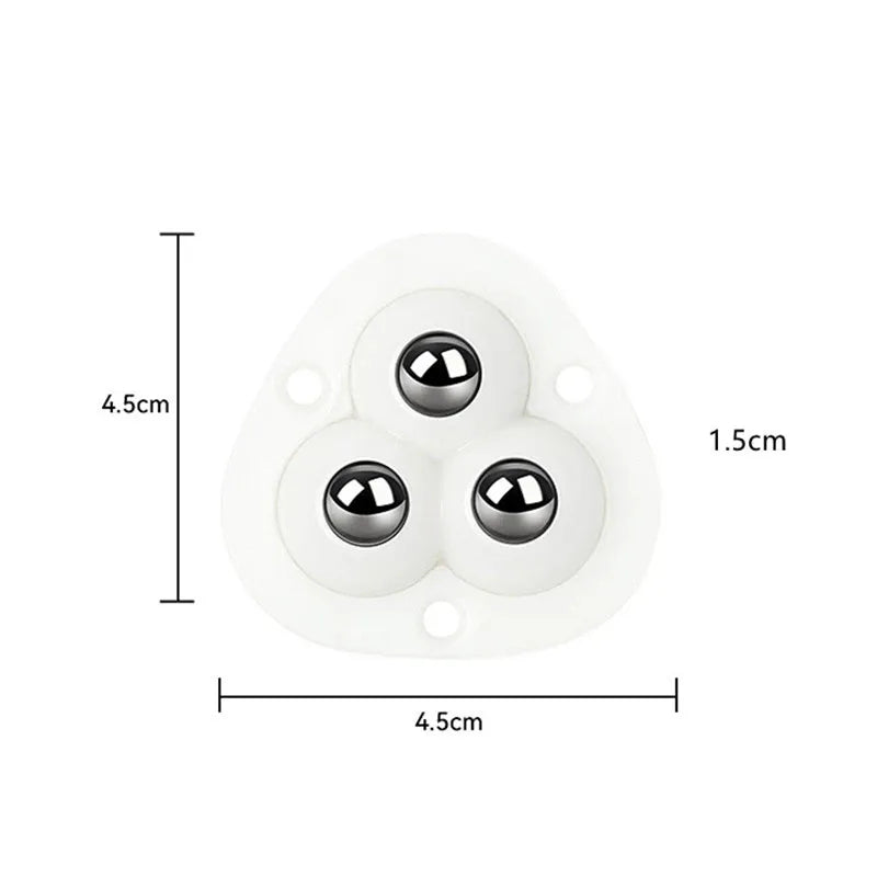 Self-Stick 360° Rotating Furniture Mover Wheels