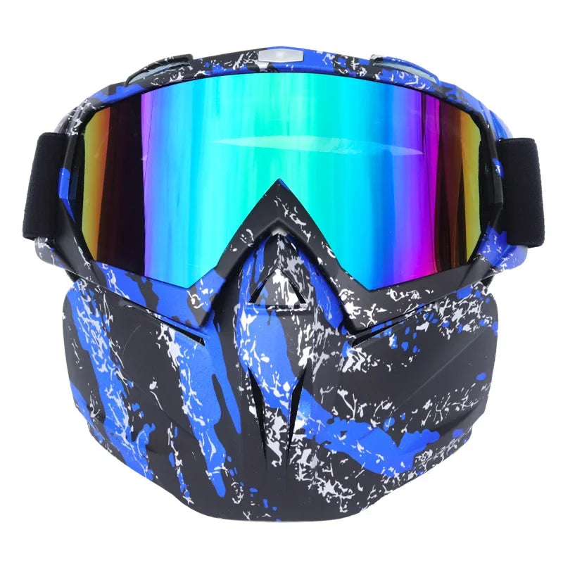 Snow Ninja Mask with UV Goggles for Winter Sports
