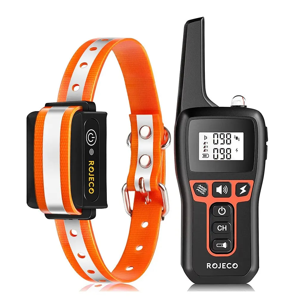 1000m Waterproof Dog Training Collar with Remote, Rechargeable & Adjustable