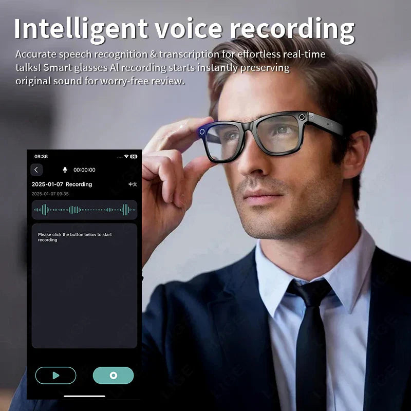 Smart Bluetooth-Enabled Camera Glasses