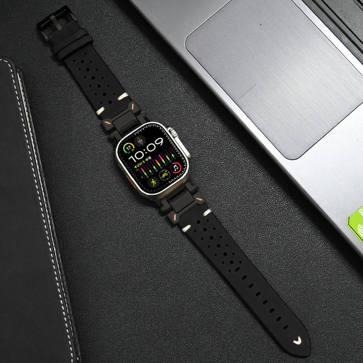 Genuine Leather Apple Watch Strap – Stylish & Durable Replacement Band
