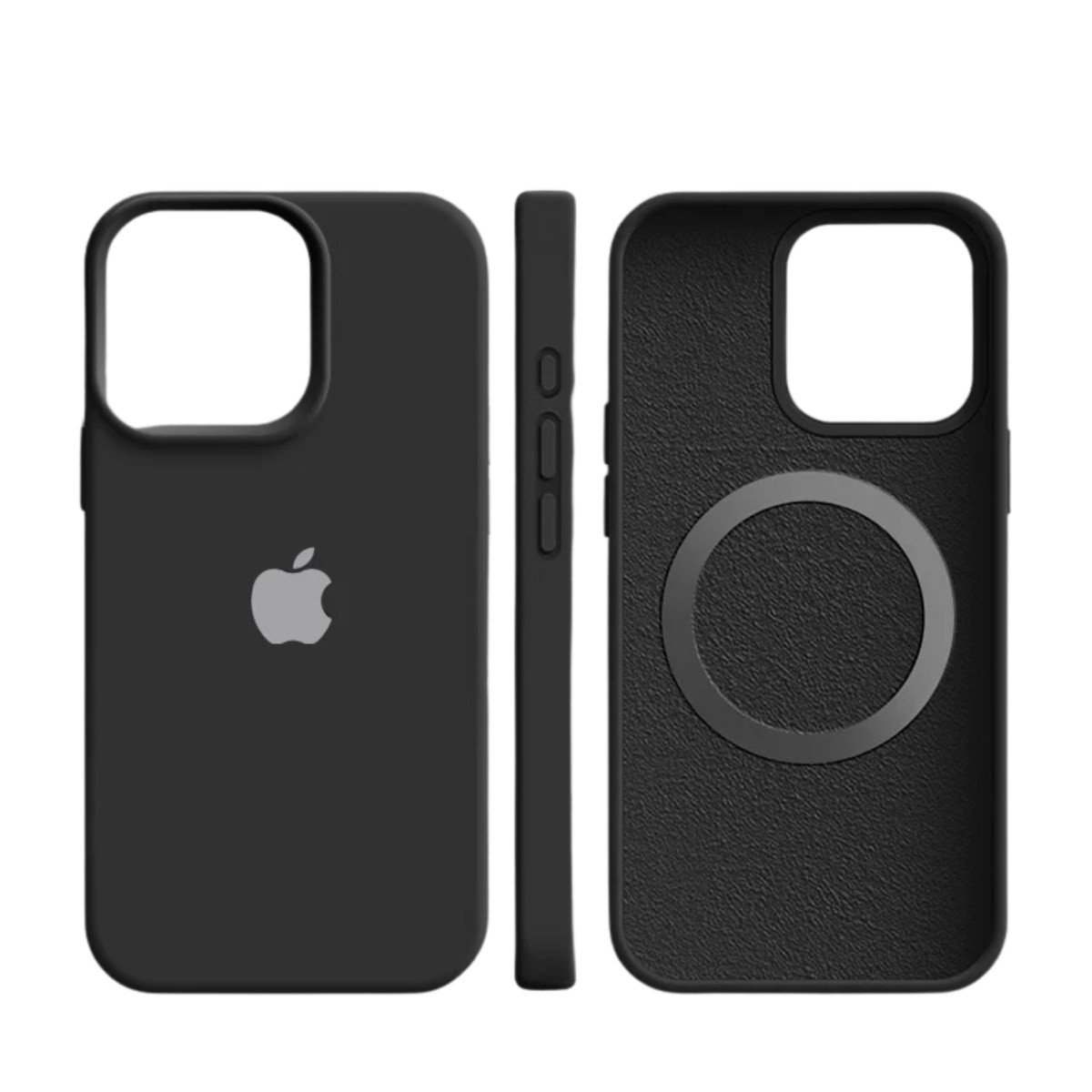Magnetic Silicone iPhone Case with Soft-Touch Finish