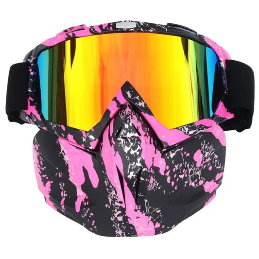 Snow Ninja Mask with UV Goggles for Winter Sports