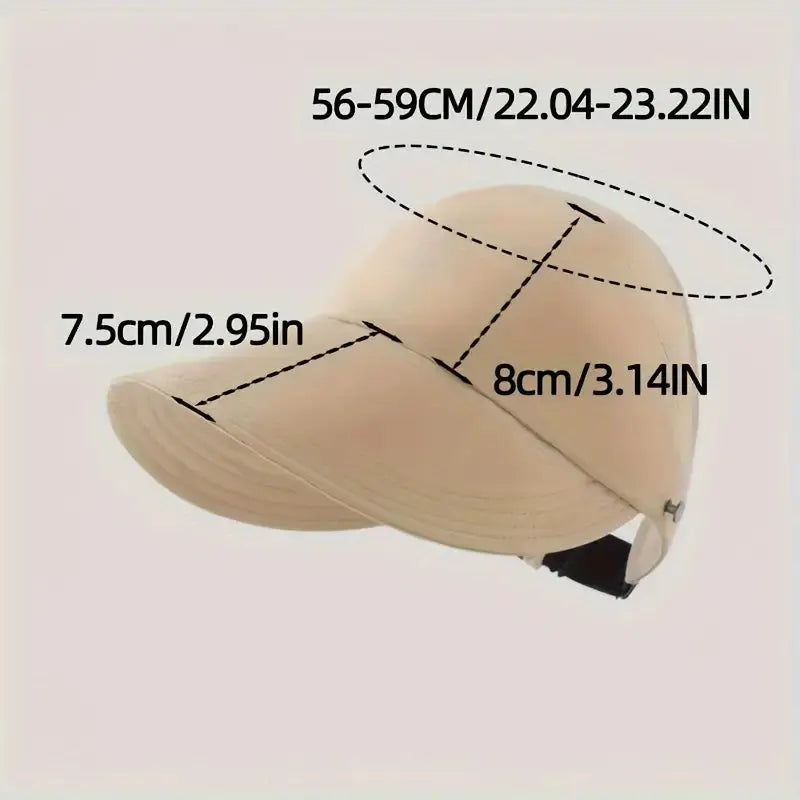 Wide Brim Beach Hat – Foldable, Lightweight, Sun Protection