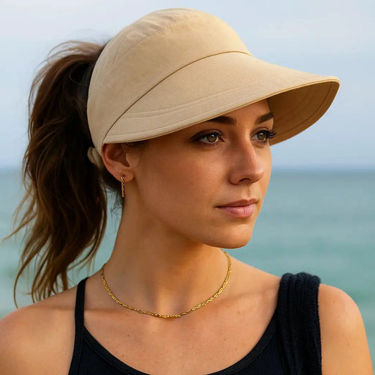 Wide Brim Beach Hat – Foldable, Lightweight, Sun Protection