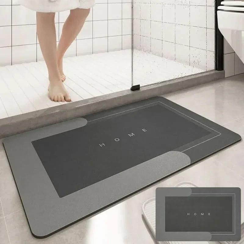 Super Absorbent Non-Slip Bathroom Mat 40×60 cm, Soft and Comfortable