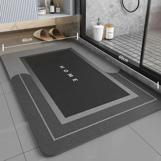 Super Absorbent Non-Slip Bathroom Mat 40×60 cm, Soft and Comfortable