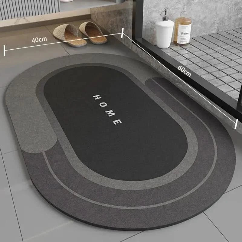 Super Absorbent Non-Slip Bathroom Mat 40×60 cm, Soft and Comfortable