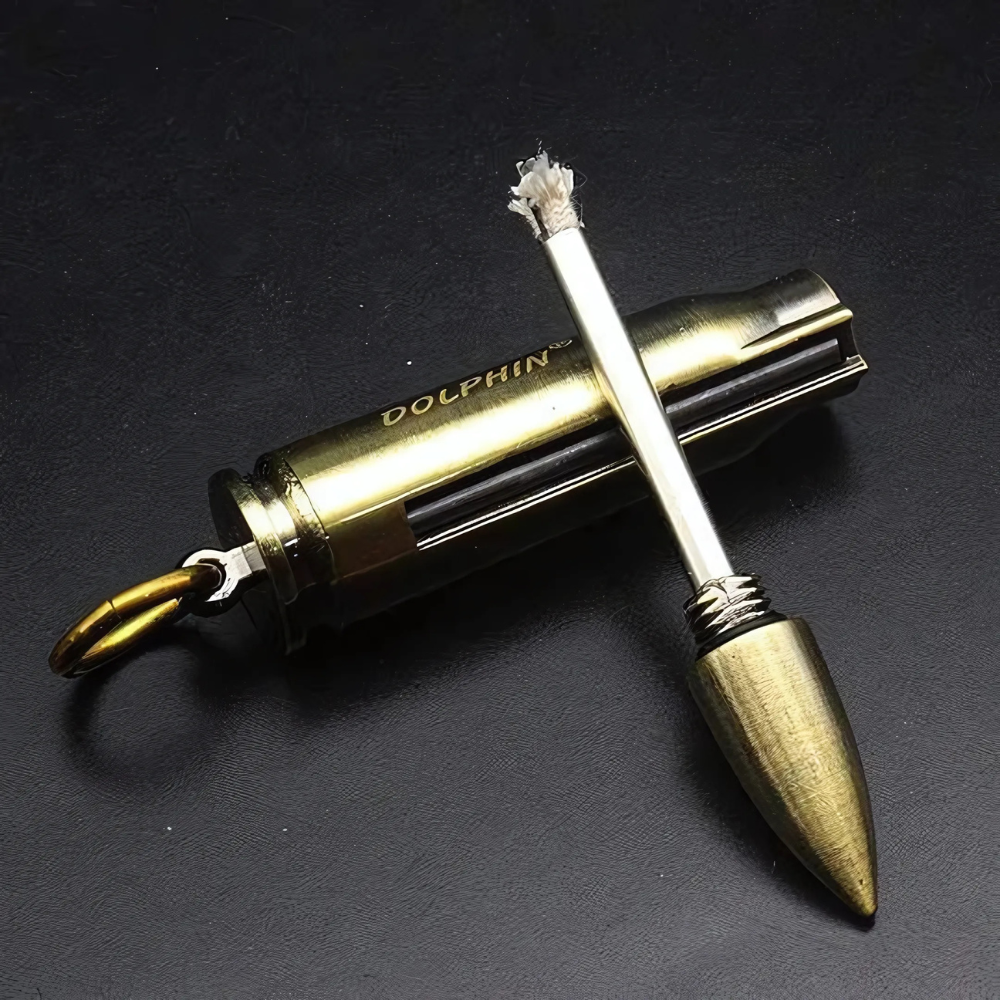 Waterproof Survival Keychain Flint Fire Starter