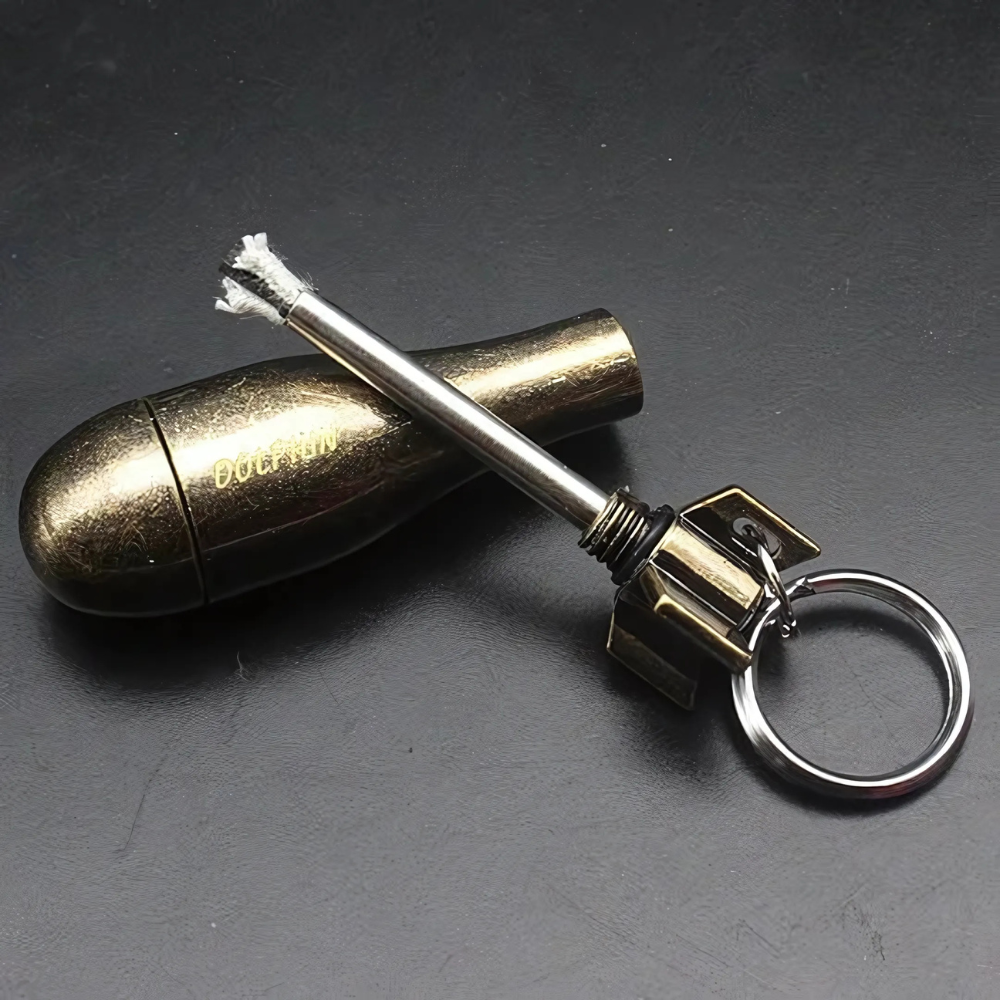 Waterproof Survival Keychain Flint Fire Starter