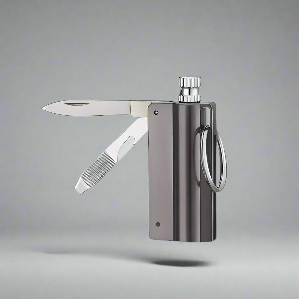 Waterproof Survival Keychain Flint Fire Starter