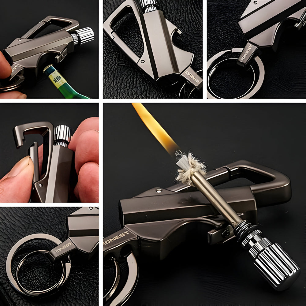 Waterproof Survival Keychain Flint Fire Starter