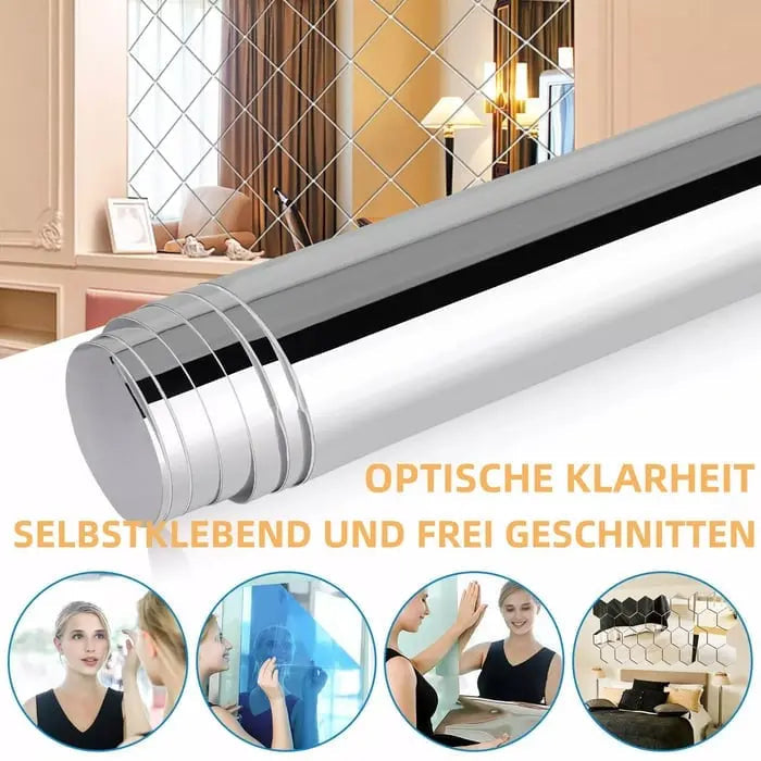 Ultra-Flexible, Safe, Shatterproof Mirror Film for Secure Spaces