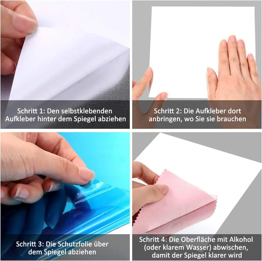 Ultra-Flexible, Safe, Shatterproof Mirror Film for Secure Spaces