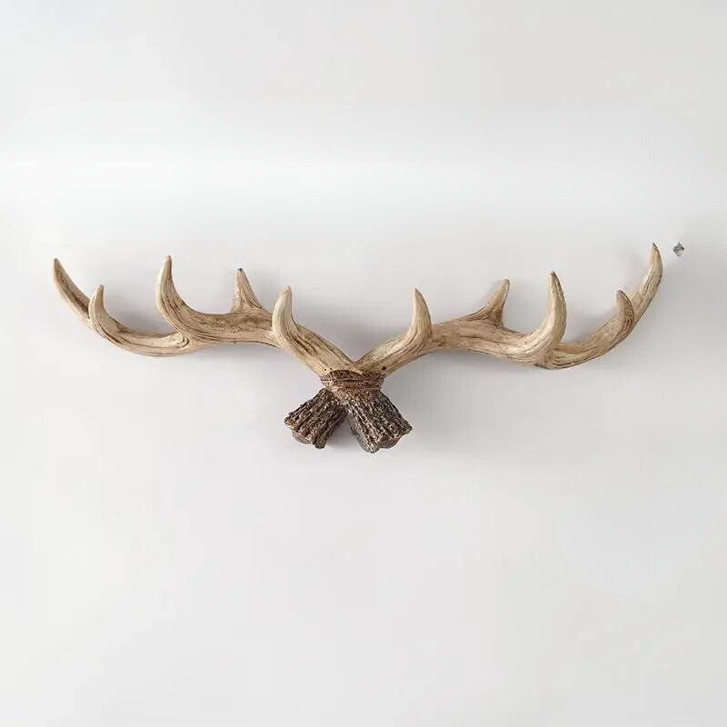 Vintage Antler Coat Rack Rustic Wall Hook