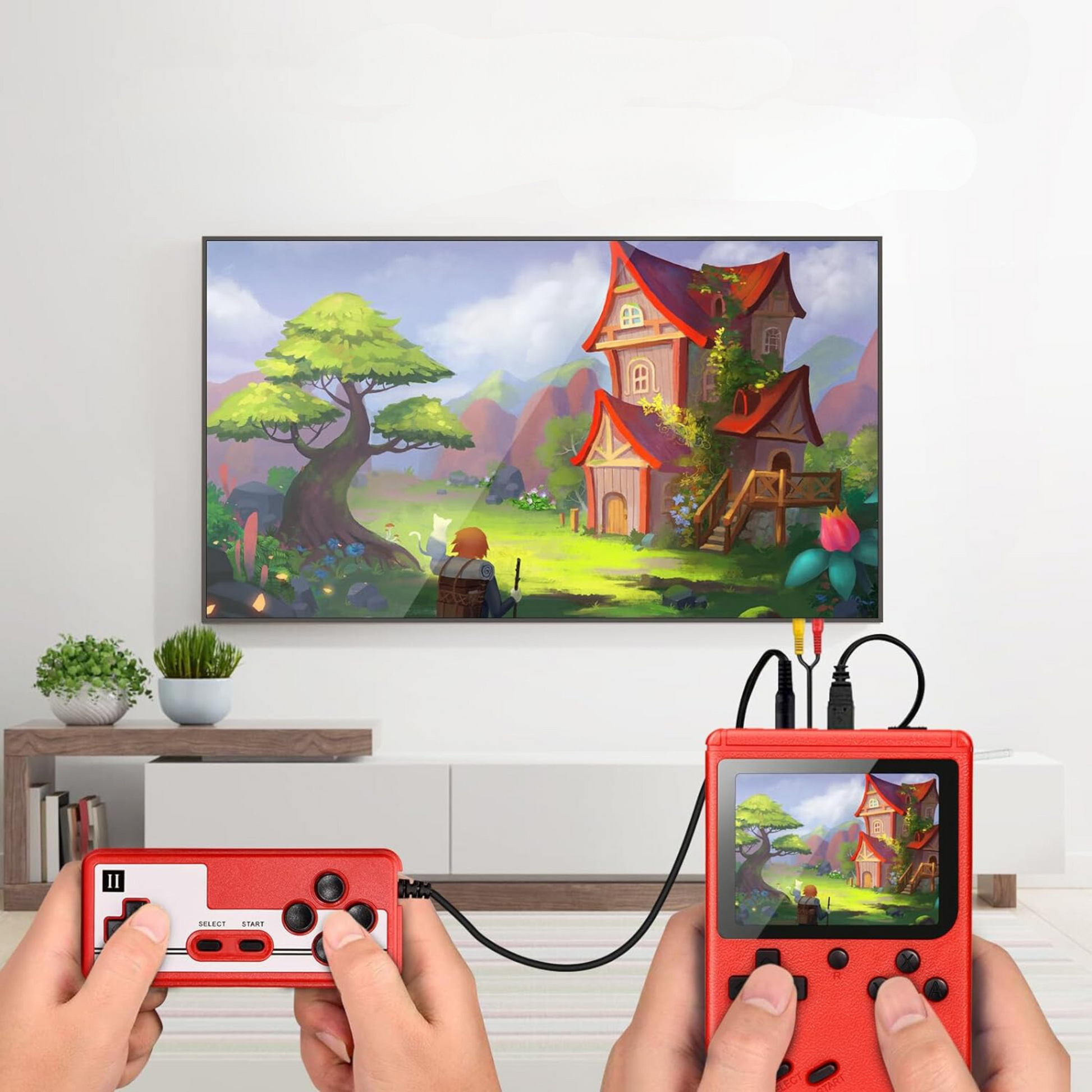 Classic Gaming Console - 400+ Nostalgic Games Collection