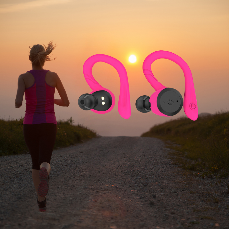 Waterproof Bluetooth Sport Earbuds – 20H Playtime, IPX7 for Swimming & Fitness