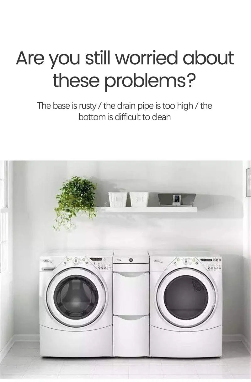 Adjustable Mobile Base for Washing Machines with Wheels