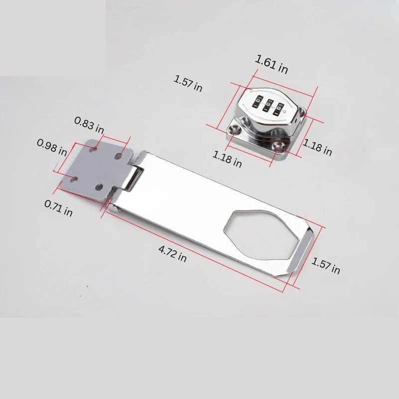 3-Digit Combination Lock for Secure Cabinet Protection