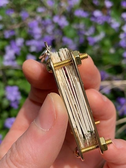 Compact Flower Press for Botanical Keepsakes | Portable Crafting Tool