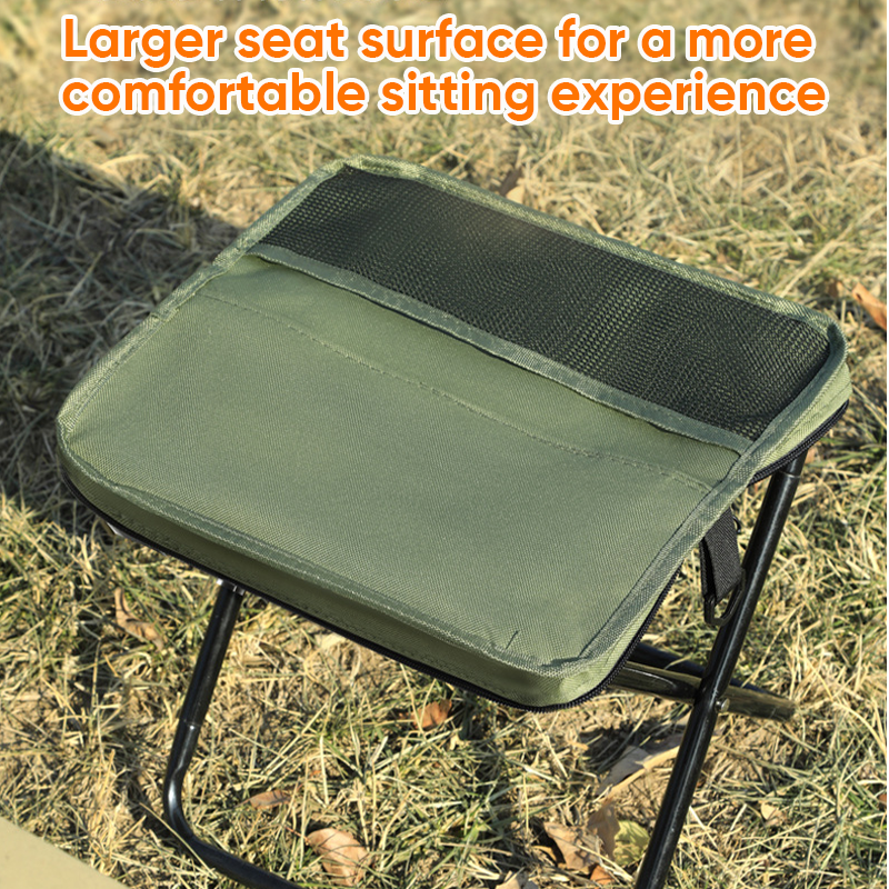 Portable Backpack with Integrated Folding Seat