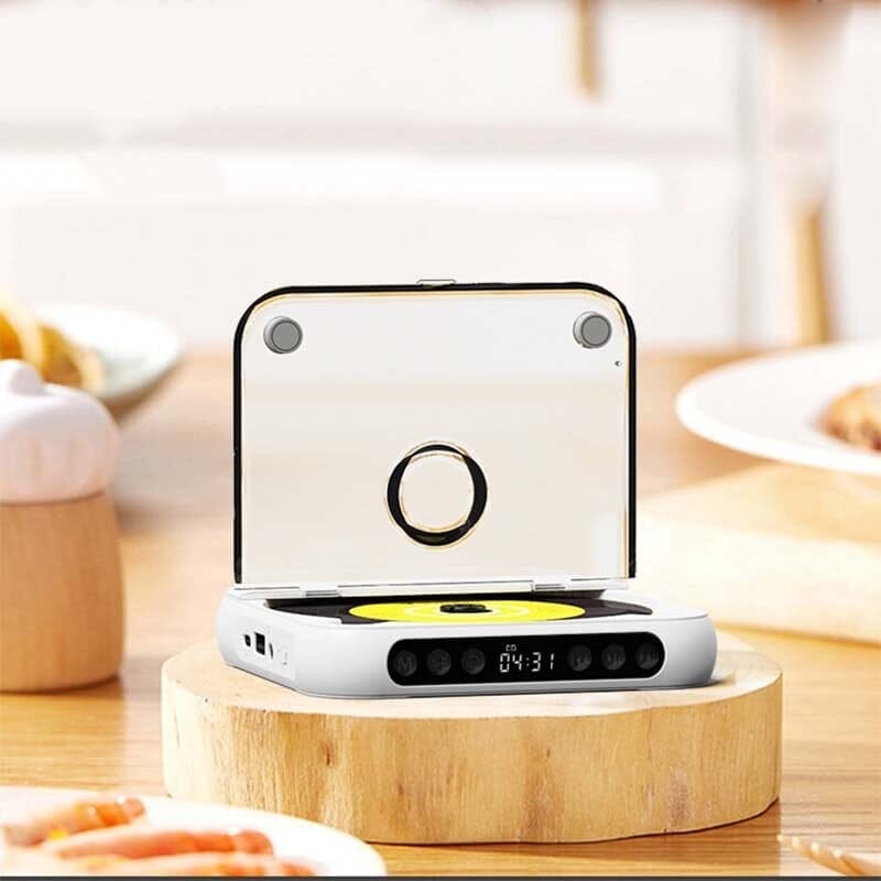 Portable CD Player with Bluetooth Connectivity
