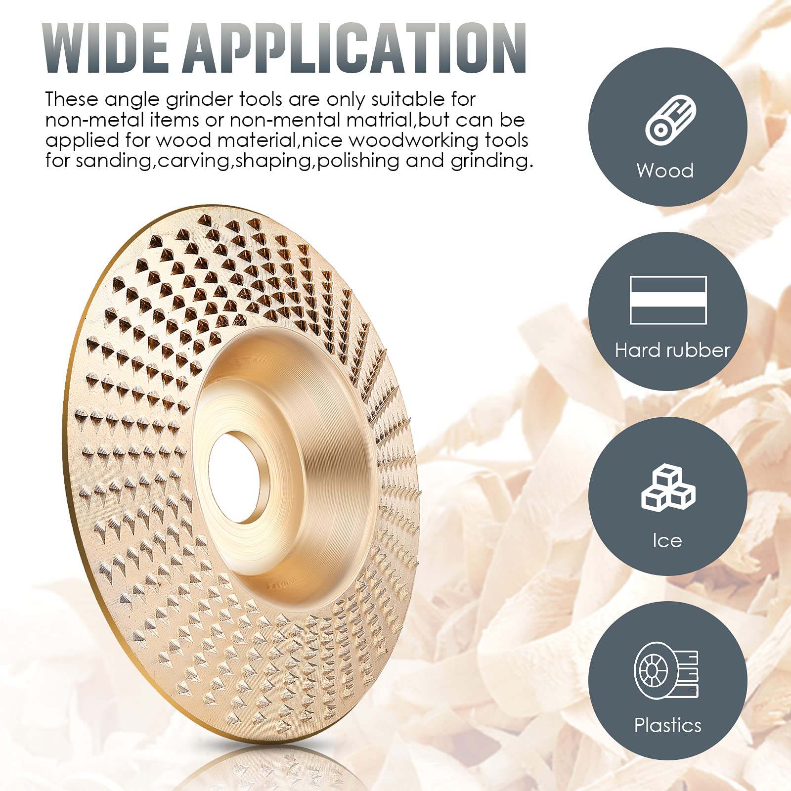 Tungsten Carbide Woodwork Grinding Disc