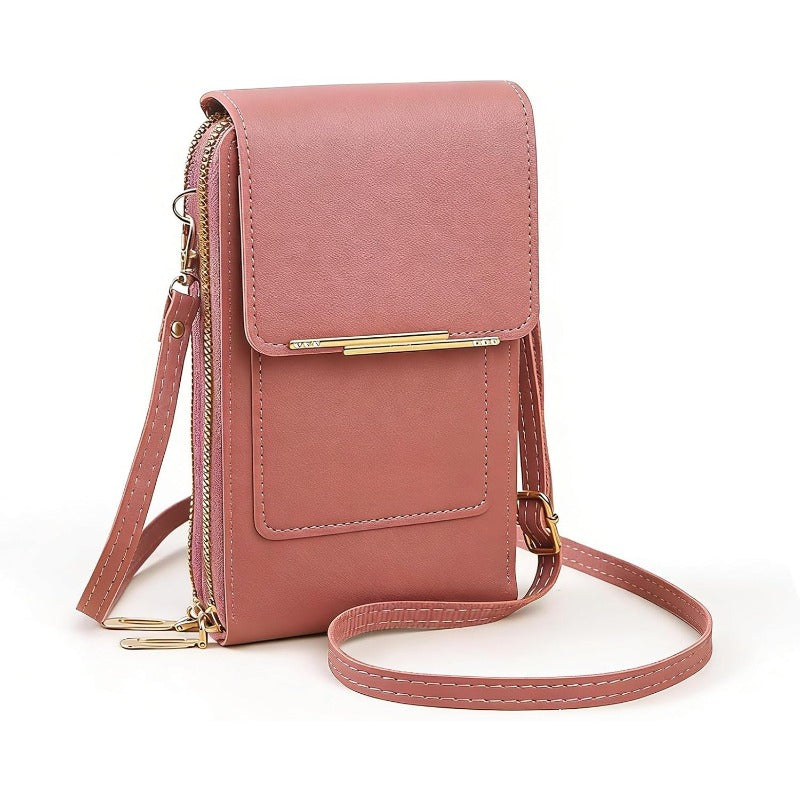 RFID Secure Crossbody Phone Wallet
