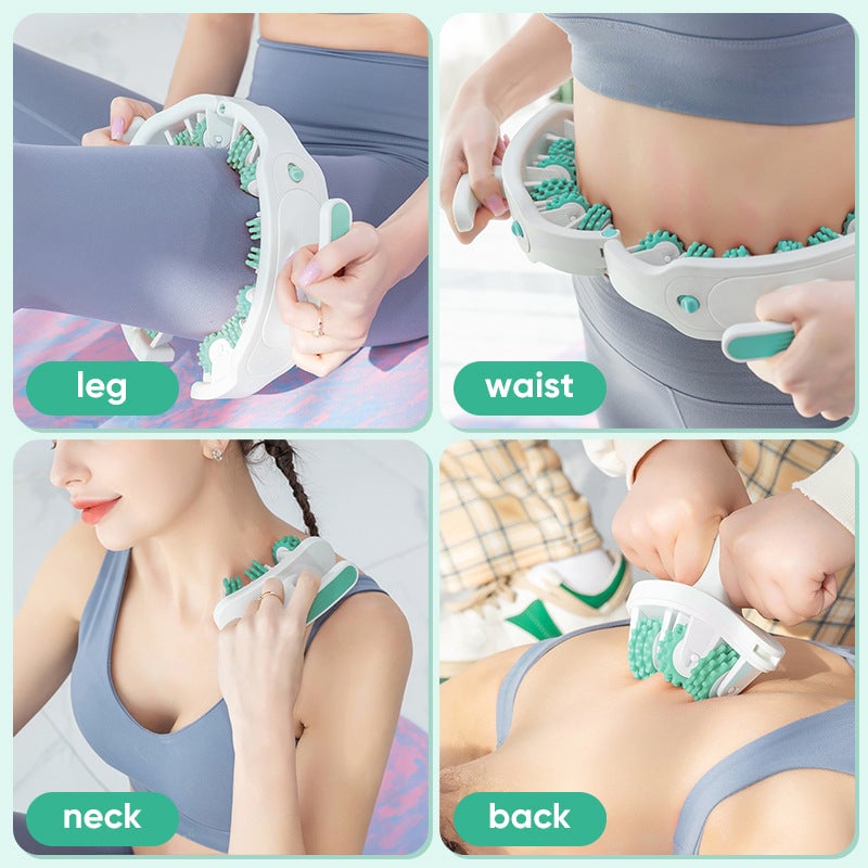 Sakerplus Cellulite Massager Roller with 360° Deep-Tissue Rollers