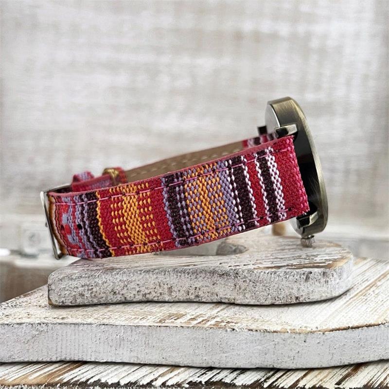 Watches with Vibrant Multicolor Rainbow Design