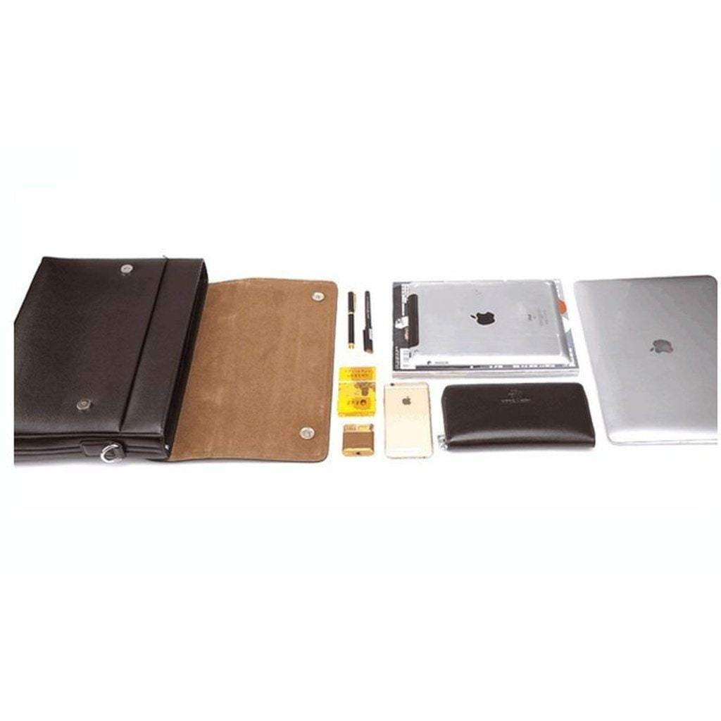 Men's Leather Briefcase for Business & Laptop