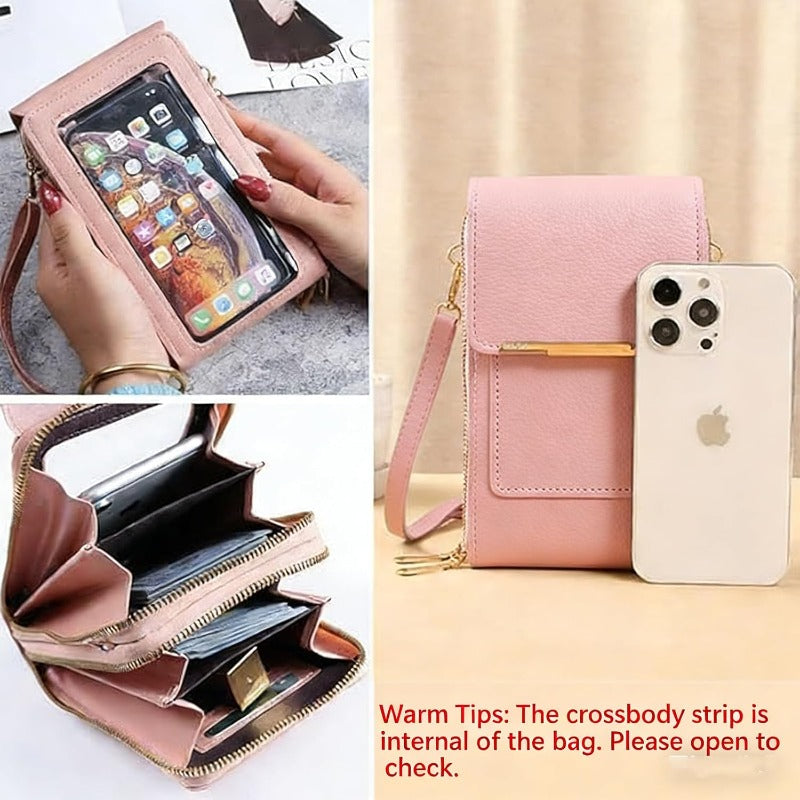 RFID Secure Crossbody Phone Wallet