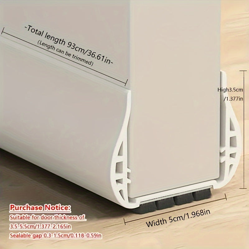 Adjustable Door Draft Stopper for Insulation and Noise Reduction