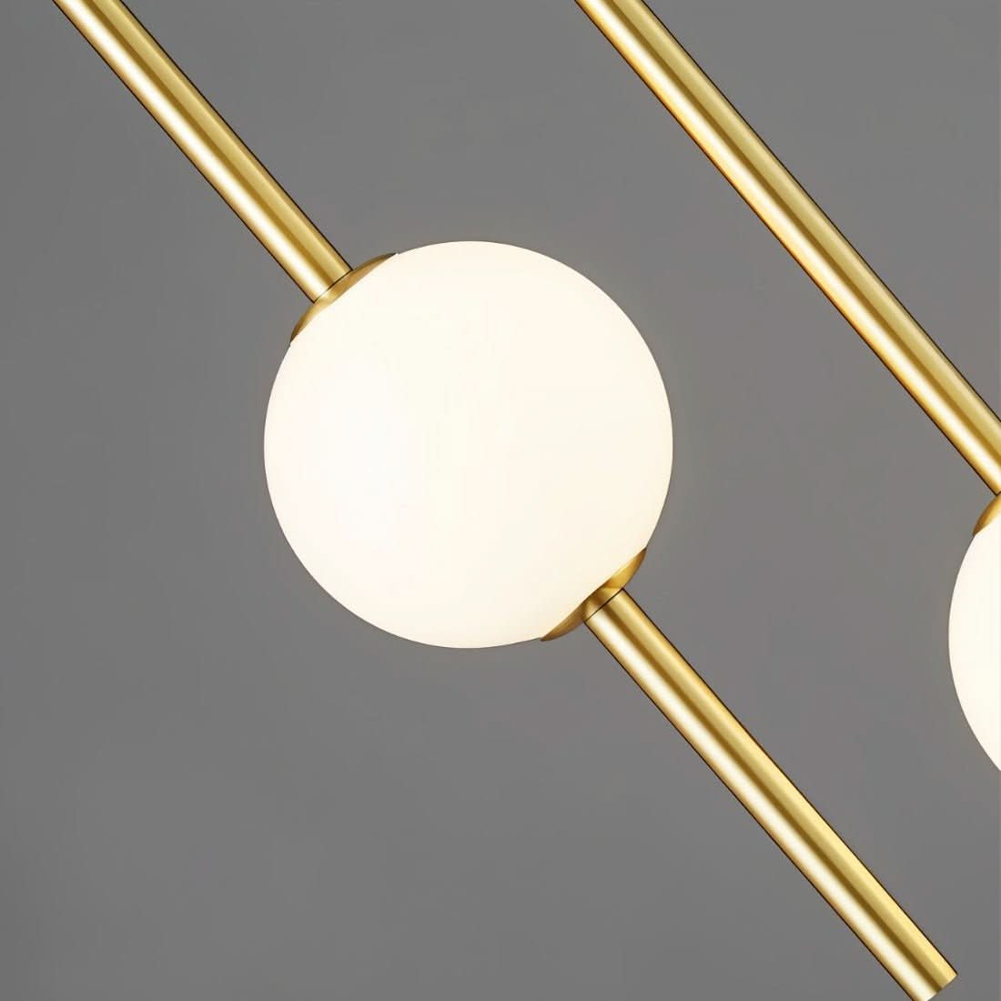 Afzal Glass Globe LED Hanging Light Fixture