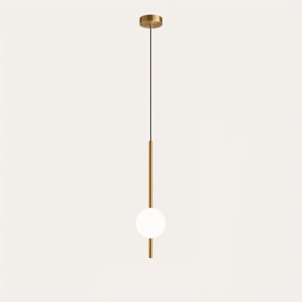 Afzal Glass Globe LED Hanging Light Fixture