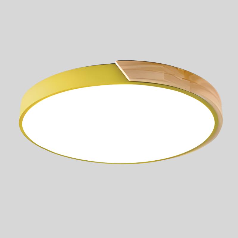 Scandinavian Round LED Ceiling Light | Soft Glow, Minimalist Style for Any Room