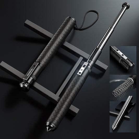 Self-Defense Walking Stick with Automatic Stability Support