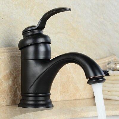 Antique Brass Bathroom Faucet Sink Mixer Tap Fixtures