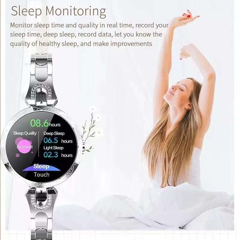 Waterproof Fitness Tracker Smartwatch for Women