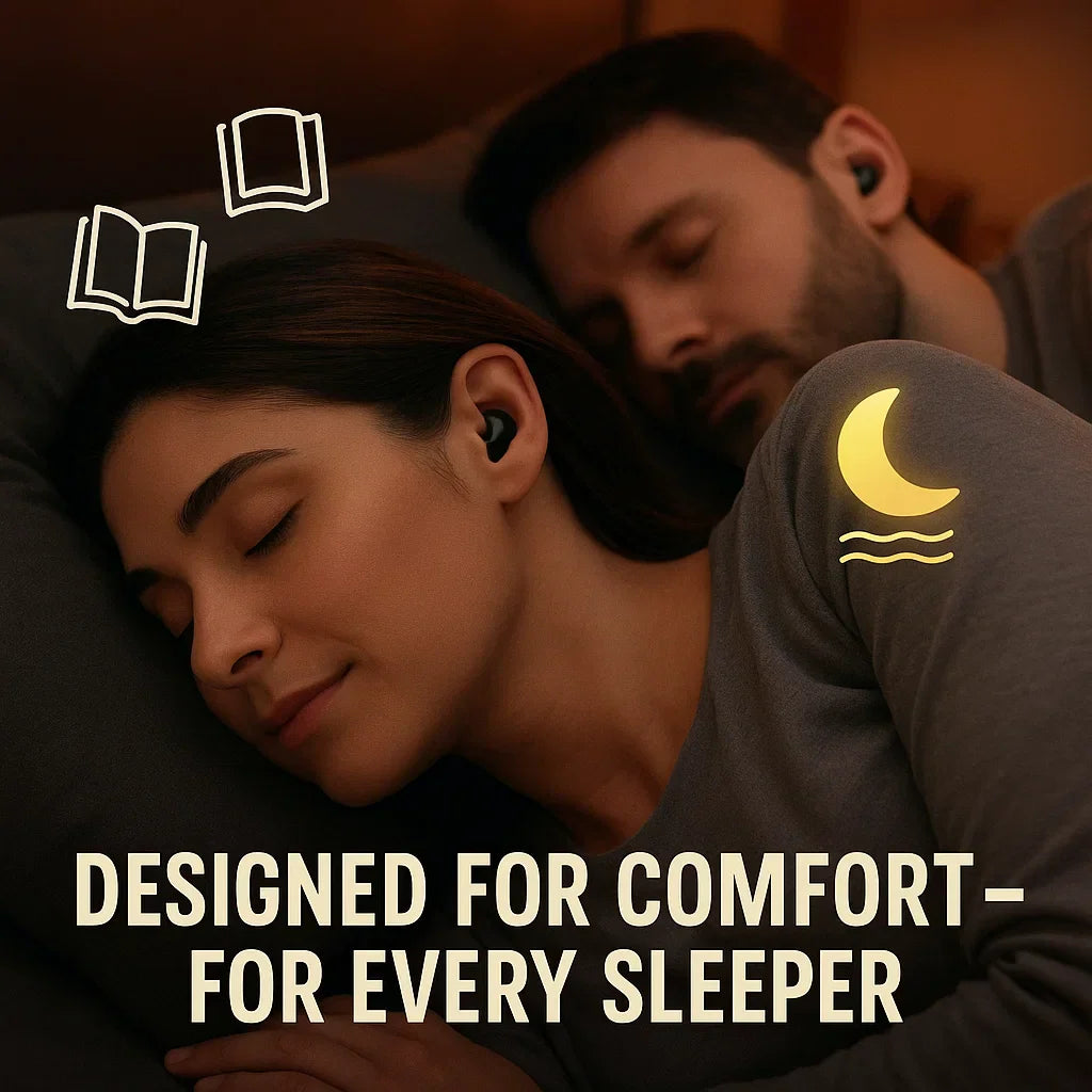 Invisible Wireless Sleep Earbuds | Waterproof IPX5, Bluetooth 5.3 for Relaxing Sleep