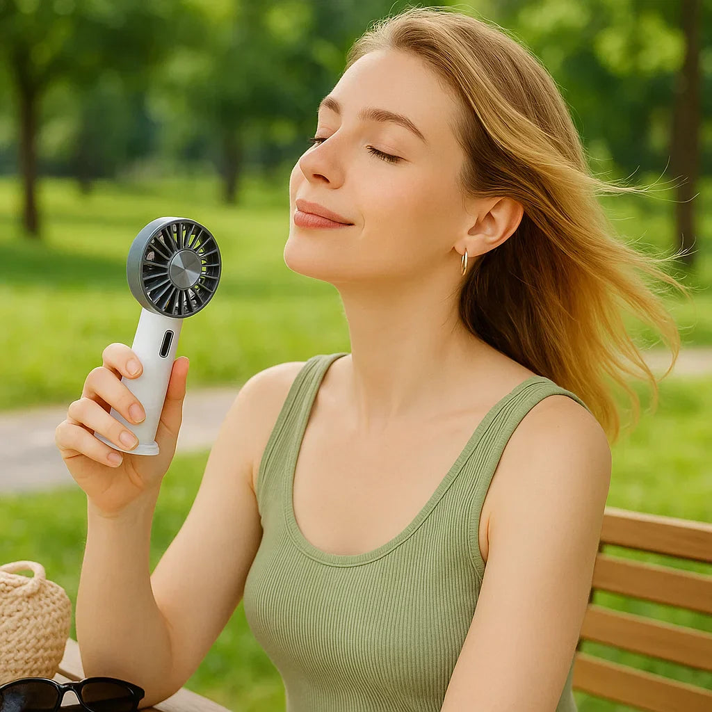 Compact Portable Cooling Fan for Home, Office, and Outdoor Adventures