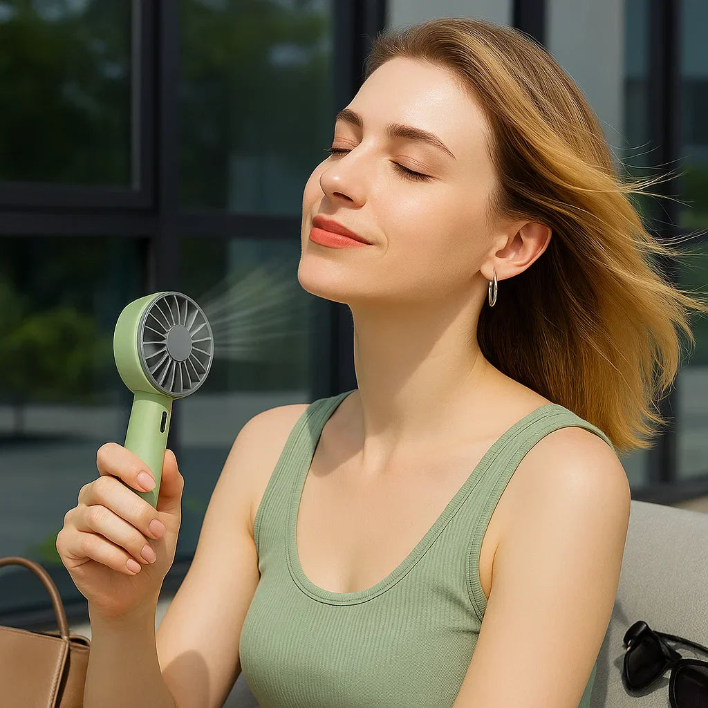 Compact Portable Cooling Fan for Home, Office, and Outdoor Adventures