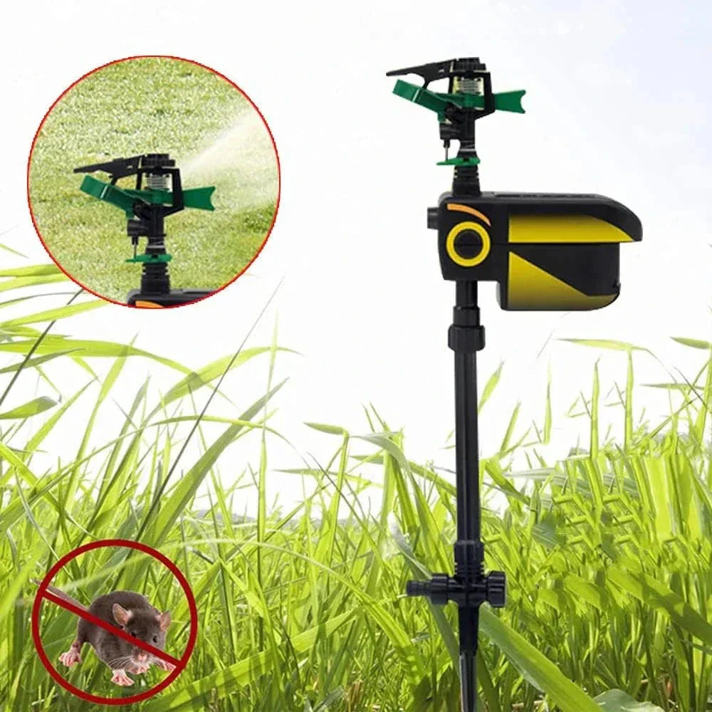 Motion-Activated Animal Deterrent Garden Sprinkler with Sensor Technology