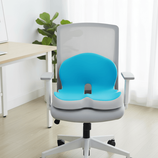 Ergonomic Memory Foam Seat Cushion for Enhanced Back Comfort